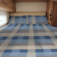 cpmpleto letto camper scotland azzurro