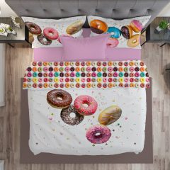lenzuola copriletto digitale donuts