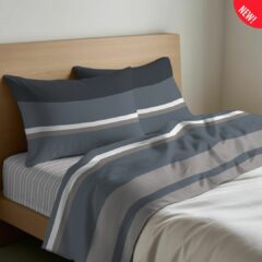 scia grigio completo lenzuola