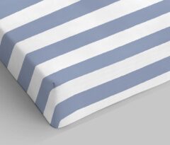 lenzuolo con angoli pois azzurro